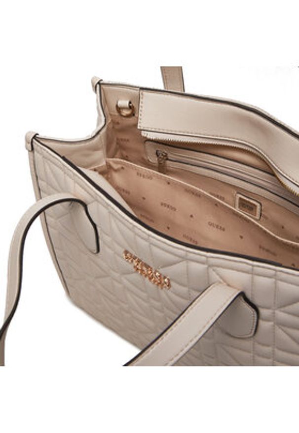 Guess Torebka Silvana (QG) HWQG86 65220 Écru. Materiał: skórzane