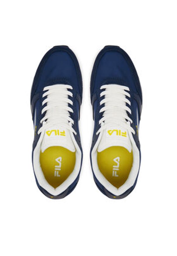 Fila Sneakersy Hypert FFM0380 53312 Granatowy. Kolor: niebieski. Materiał: materiał