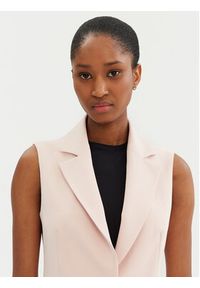 Rinascimento Kamizelka CFC0122763003 Różowy Regular Fit. Kolor: różowy. Materiał: syntetyk #5