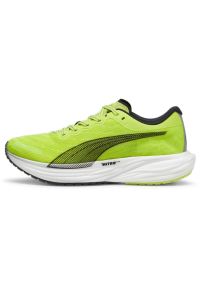 Buty Puma Deviate Nitro 2, Mężczyźni. Kolor: zielony. Materiał: materiał. Sport: fitness
