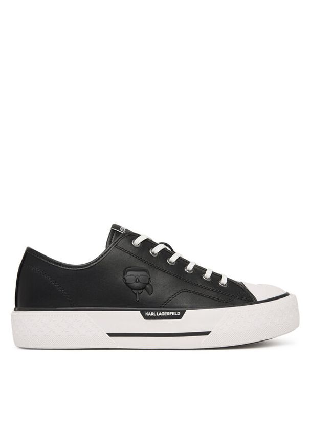 Karl Lagerfeld - KARL LAGERFELD Trampki Kampus Max III KL50470N Czarny. Kolor: czarny. Materiał: skóra