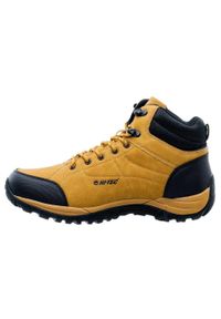 Hi-tec - Wygodne Buty Męskie Średnia Wysokość Canori. Kolor: czarny, brązowy, wielokolorowy. Sport: turystyka piesza