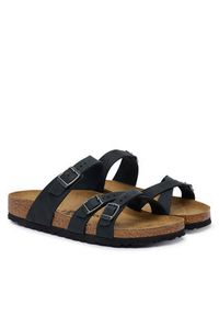 Birkenstock Klapki Franca 1021203 Czarny. Kolor: czarny. Materiał: skóra #5