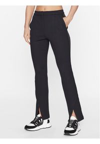 Karl Lagerfeld - KARL LAGERFELD Spodnie materiałowe Jacquard Punto 235W1000 Czarny Regular Fit. Kolor: czarny. Materiał: materiał, syntetyk #1