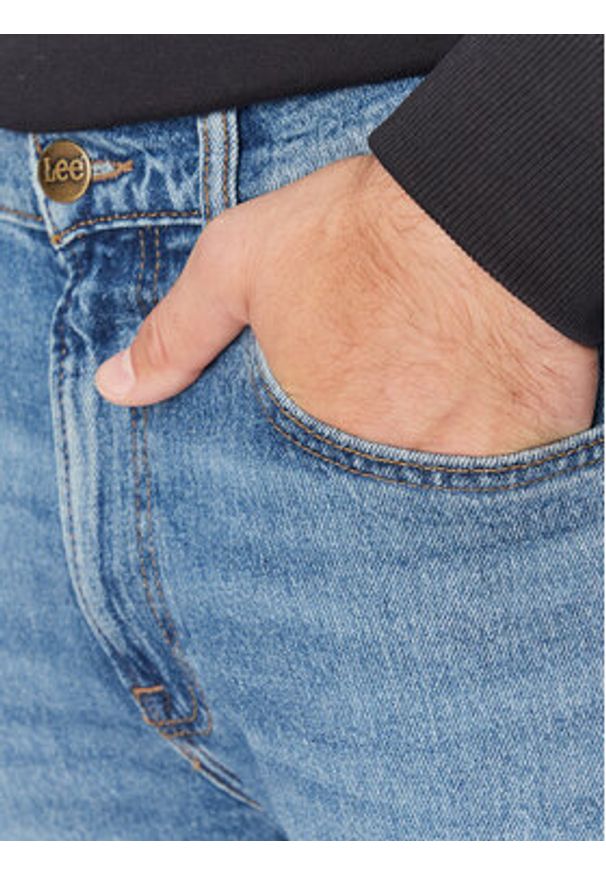 Lee Jeansy 112342298 Niebieski Slim Fit. Kolor: niebieski