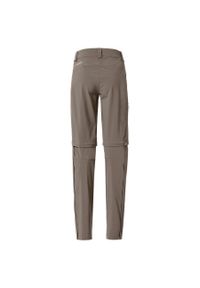Vaude - Spodnie z odpinanymi nogawkami dla kobiet VAUDE Farley Stretch ZO II. Kolor: brązowy. Sezon: lato. Sport: turystyka piesza #1