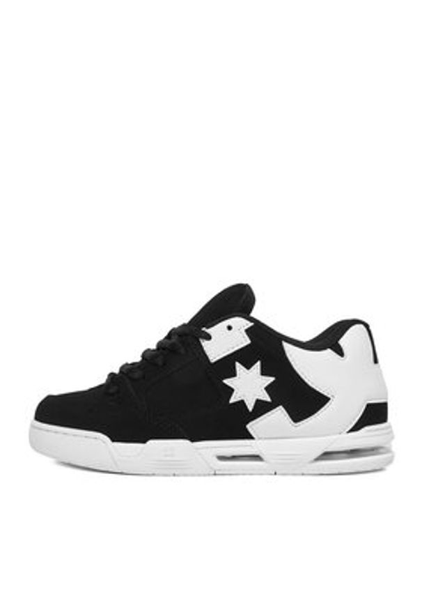 DC Shoes Sneakersy EO-DC COMMAND DC02744003 Czarny. Kolor: czarny. Materiał: nubuk, skóra