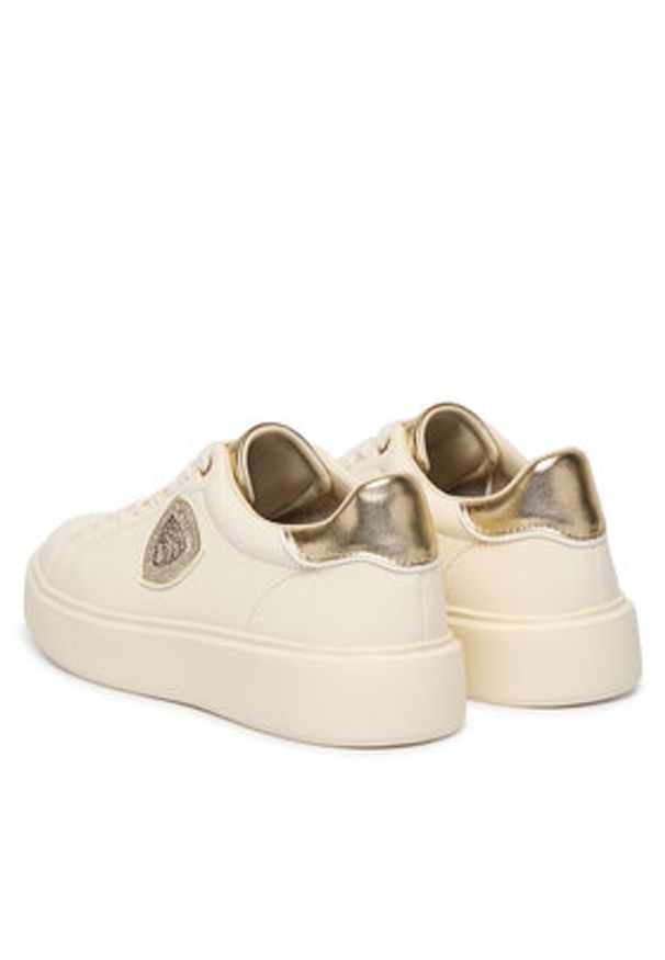 Blauer Sneakersy S6VENUS01/LEM Écru. Materiał: skóra