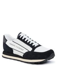 Armani Exchange Sneakersy XUX083 XV263 A001 Biały. Kolor: biały. Materiał: zamsz, skóra