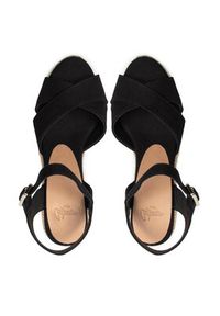 Castañer Espadryle Blaudell/8ED/001 020998-100-35 Czarny. Kolor: czarny. Materiał: materiał #4