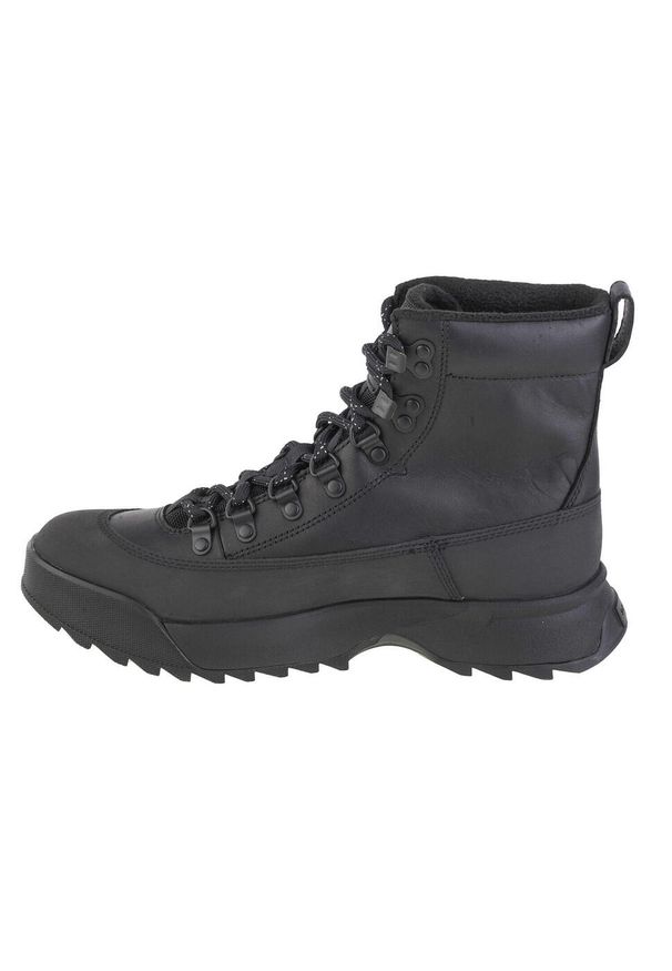 sorel - Buty trekkingowe męskie Sorel Scout 87 Pro Wp. Wysokość cholewki: za kostkę. Zapięcie: sznurówki. Kolor: czarny. Materiał: skóra, materiał, tkanina, guma, syntetyk. Szerokość cholewki: normalna. Sezon: zima. Sport: turystyka piesza