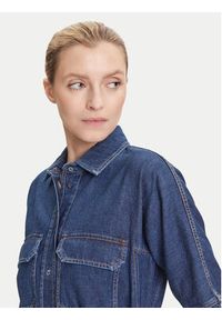 Weekend Max Mara Sukienka jeansowa Balenio 2525226081 Granatowy Regular Fit. Kolor: niebieski. Materiał: bawełna
