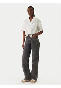 Tommy Jeans Koszula DW0DW22210 Biały Relaxed Fit. Kolor: biały. Materiał: len #5