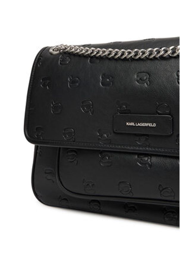 Karl Lagerfeld - KARL LAGERFELD Torebka A3W30108 Czarny. Kolor: czarny. Materiał: skórzane
