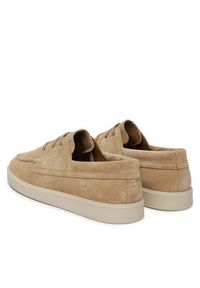 Clarks Półbuty Lockford Boat 26186187 Beżowy. Kolor: beżowy. Materiał: skóra, zamsz #7
