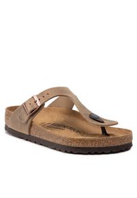 Birkenstock Japonki Gizeh Bs 0943811 Brązowy. Kolor: brązowy. Materiał: nubuk, skóra #9