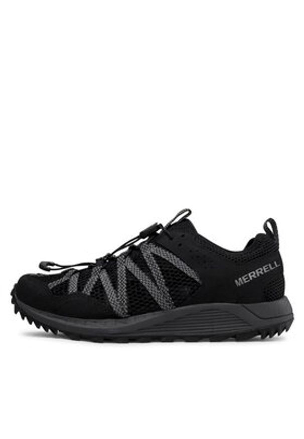 Merrell Sneakersy Wildwood Aerosport J036109 Czarny. Kolor: czarny. Materiał: materiał