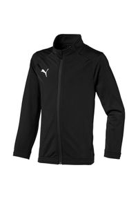 Sportowa Kurtka Puma Junior Liga Poly Core 116 dla Dzieci. Kolor: czarny, biały, wielokolorowy. Materiał: poliester. Sport: piłka nożna #1
