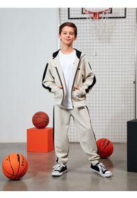 Sinsay - Spodnie loose sportowe z ozdobnymi lampasami Active - wielobarwny. Styl: sportowy #1