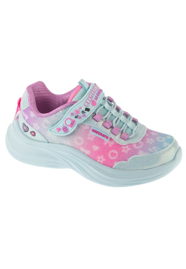 skechers - Buty sportowe Sneakersy dziewczęce, Power Jams 2.0. Kolor: niebieski. Model: Skechers Sport. Sport: turystyka piesza
