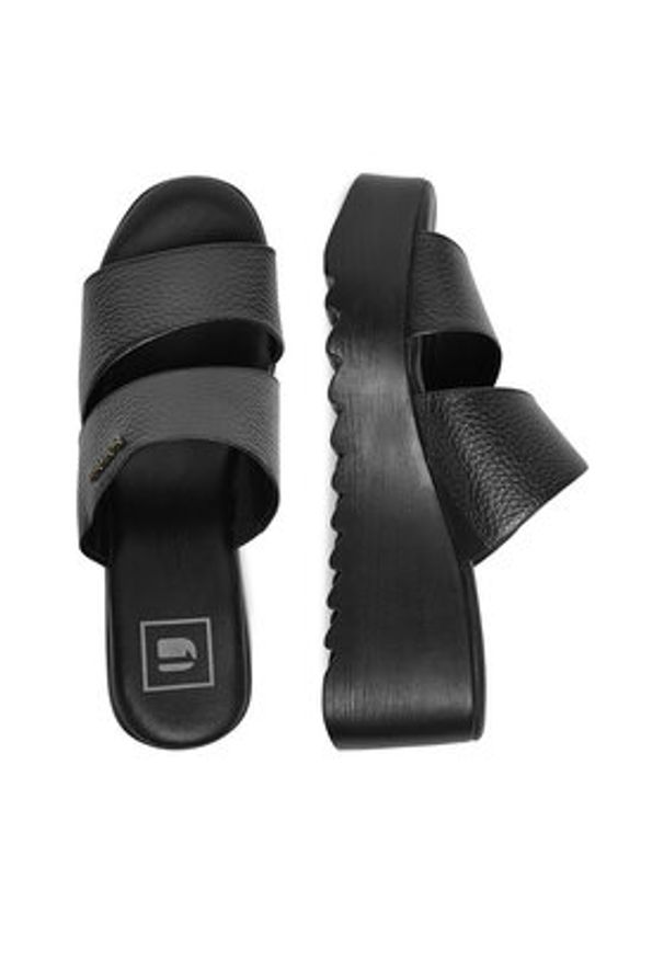 G-Star RAW - G-Star Raw Klapki CEO-WI16-14944-02 Czarny. Kolor: czarny. Materiał: skóra