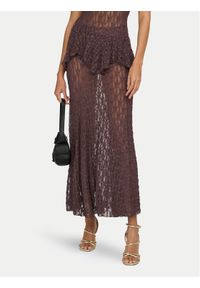 only - ONLY Spódnica maxi Aya 15375833 Kremowy Regular Fit. Kolor: kremowy. Materiał: syntetyk #1