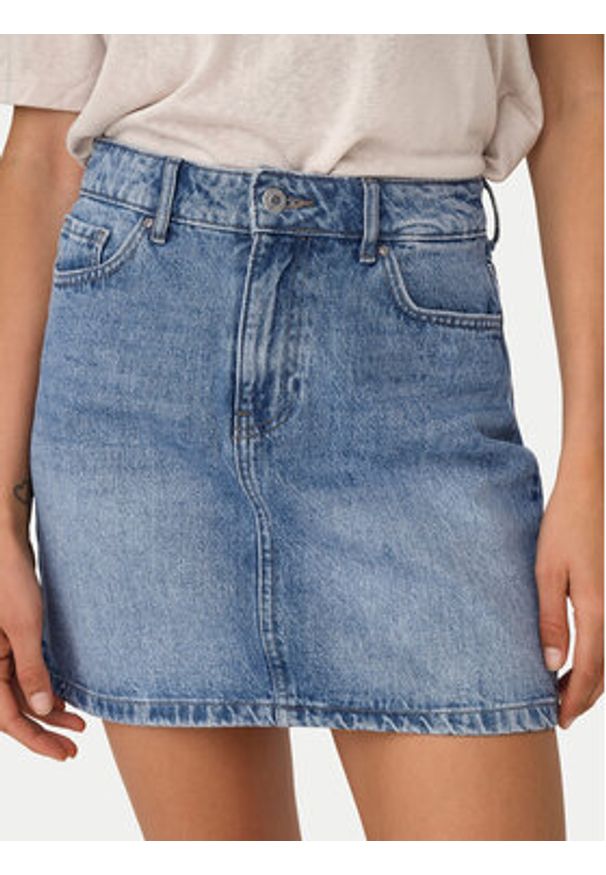 only - ONLY Spódnica jeansowa Stella 15339630 Niebieski Regular Fit. Kolor: niebieski. Materiał: jeans
