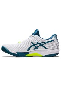 Buty do tenisa ziemnego Asics Solution Speed Ff M 1041A182102 białe. Kolor: biały. Sport: tenis #4