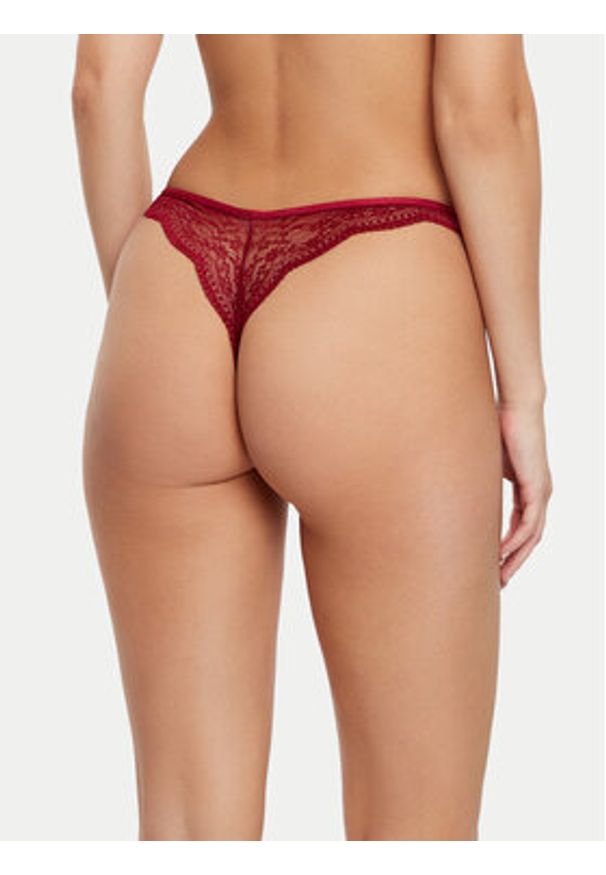 Hunkemöller Figi brazylijskie Isabelle 206371 Bordowy. Kolor: czerwony. Materiał: syntetyk