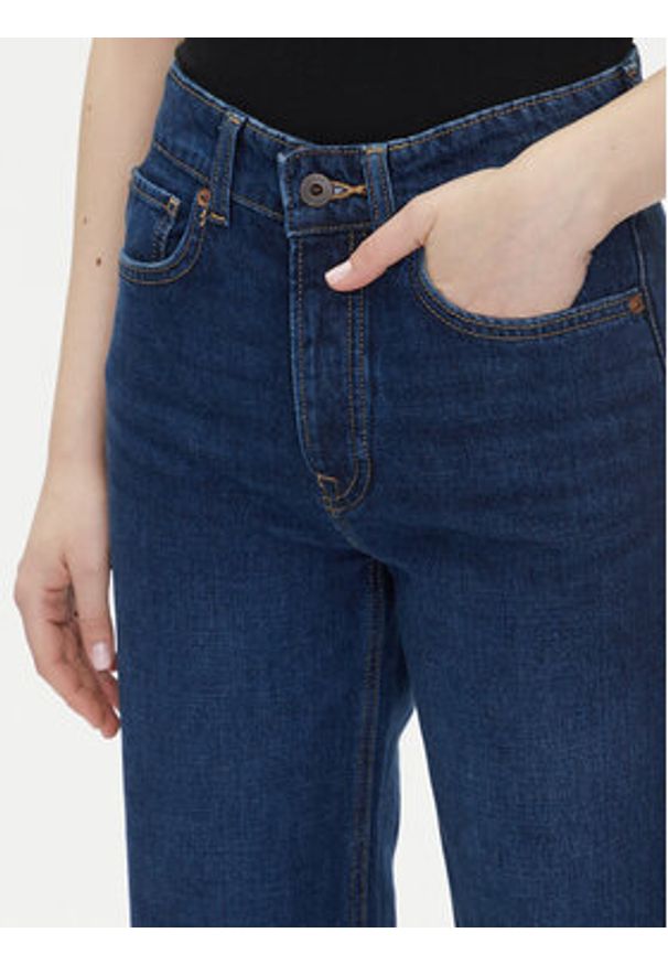 Pepe Jeans Jeansy Robyn PL204901 Niebieski Straight Fit. Kolor: niebieski