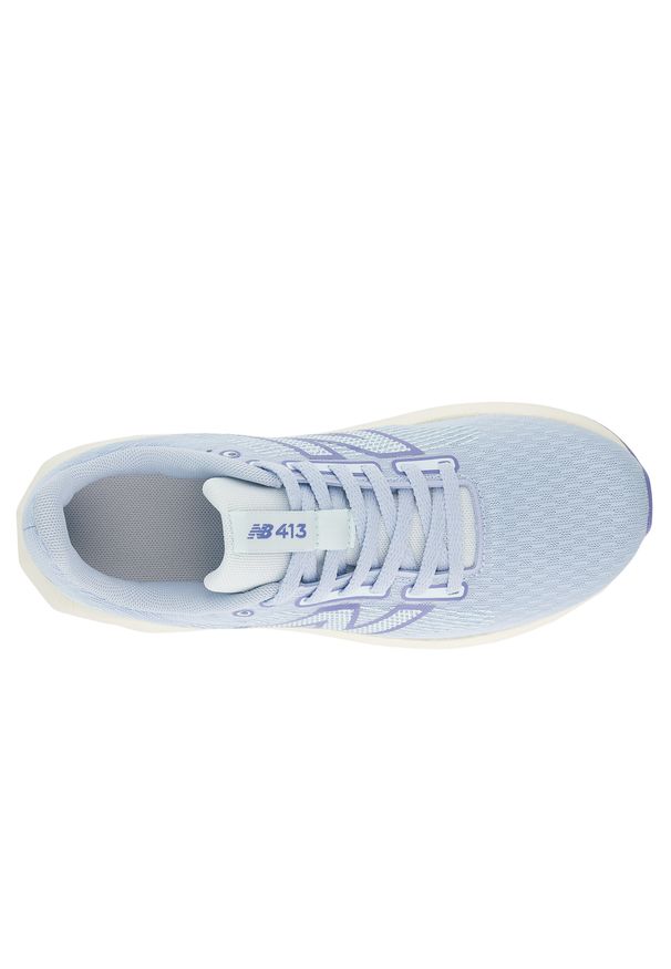 Buty damskie New Balance 413 v3 W4139I6 – niebieskie. Kolor: niebieski. Szerokość cholewki: normalna. Sport: fitness, bieganie