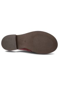 Klapki damskie Armodo, skórzana cholewka naturalna wsuwana konstrukcja z subtelną klamrą odkryta pięta niski stabilny obcas wygodne codzienne wykończ. Okazja: na co dzień. Kolor: fioletowy. Materiał: skóra. Obcas: na obcasie. Styl: casual. Wysokość obcasa: średni #9