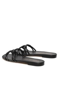 Stuart Weitzman Klapki Wovenknotslidesandal SA616 Czarny. Kolor: czarny. Materiał: skóra