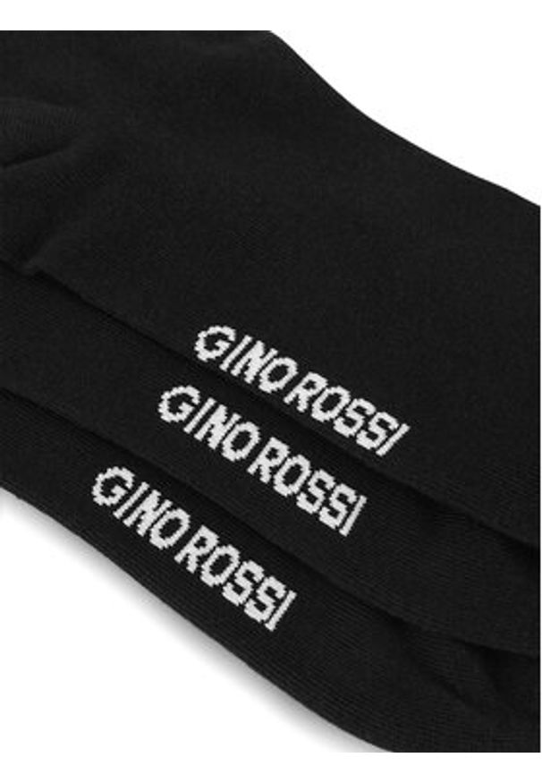 Gino Rossi Skarpety 3MB-002-AW24 (3-pack) Czarny. Kolor: czarny. Materiał: bawełna