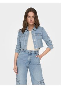 only - ONLY Kurtka jeansowa Wonder 15256098 Niebieski Regular Fit. Kolor: niebieski. Materiał: bawełna #1