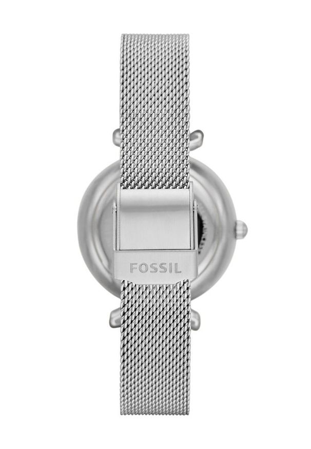 Fossil Zegarek ME3189 damski kolor srebrny. Kolor: srebrny