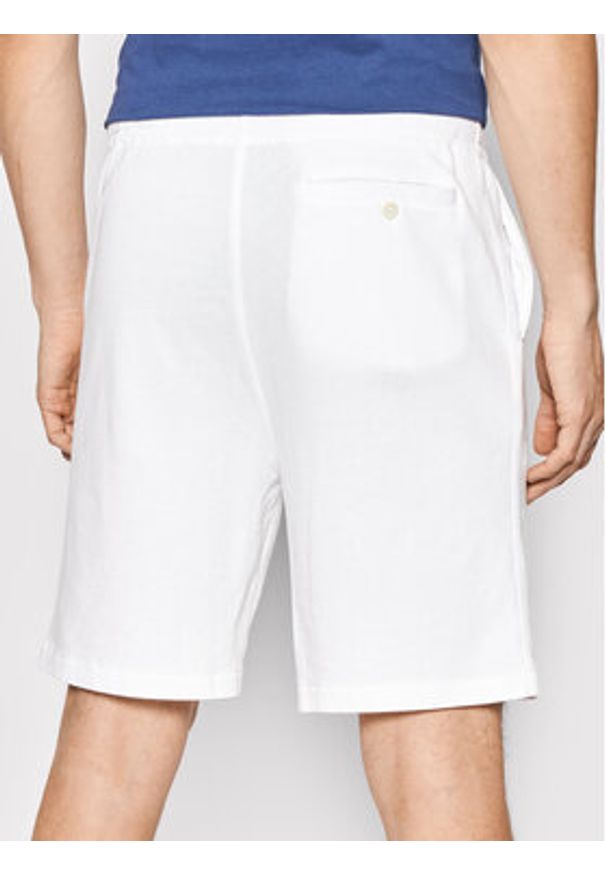 Polo Ralph Lauren Szorty sportowe 710704271004 Biały Regular Fit. Kolor: biały. Materiał: bawełna. Styl: sportowy