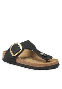 Birkenstock Japonki Gizeh Big Buckle 1024107 Czarny. Kolor: czarny. Materiał: skóra, nubuk #5