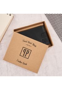 Portfel skórzany PAOLO PERUZZI T-46-BL czarny. Kolor: czarny. Materiał: skóra #1