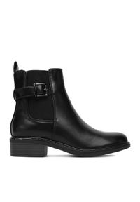 DeeZee Botki 5617 Czarny. Kolor: czarny. Materiał: materiał #1