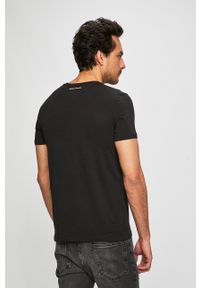 Armani Exchange T-shirt bawełniany 8NZTCK.Z8H4Z.NOS kolor czarny z nadrukiem. Kolor: czarny. Materiał: bawełna. Wzór: nadruk #3