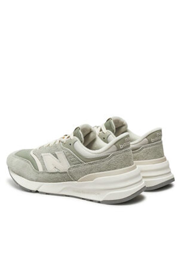 New Balance Sneakersy U997REF Zielony. Kolor: zielony. Materiał: skóra, zamsz