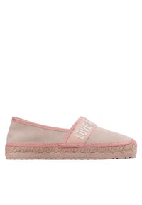 Love Moschino - LOVE MOSCHINO Espadryle JA10482G0GIG0600 Różowy. Kolor: różowy. Materiał: zamsz, skóra #1