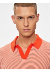 United Colors of Benetton - United Colors Of Benetton Polo 1094K3014 Czerwony Regular Fit. Typ kołnierza: polo. Kolor: czerwony. Materiał: bawełna #4