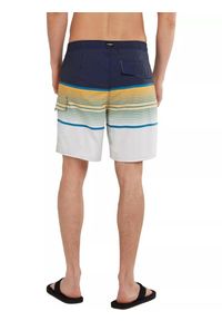 FUNDANGO - Krótkie spodenki plażowe męskie Fundango Salimu. Okazja: na plażę. Kolor: żółty, niebieski, wielokolorowy, biały. Długość: krótkie. Styl: sportowy #2