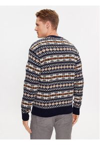 United Colors of Benetton - United Colors Of Benetton Sweter 1344K105Y Granatowy Regular Fit. Kolor: niebieski. Materiał: wełna #4