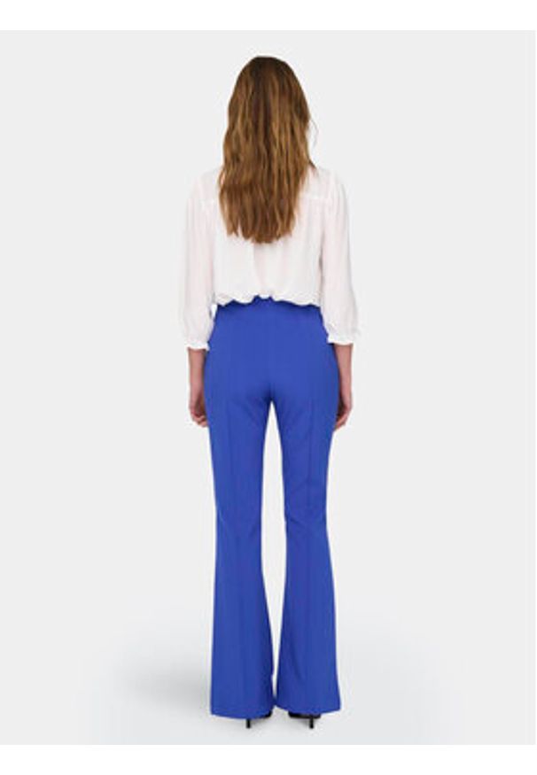only - ONLY Spodnie materiałowe Astrid 15318359 Niebieski Flared Fit. Kolor: niebieski. Materiał: syntetyk