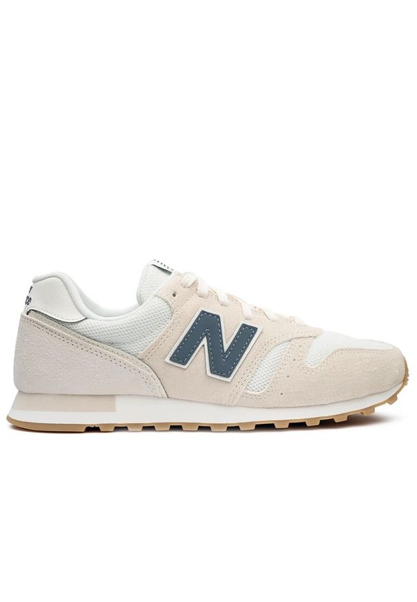Buty damskie New Balance W37399U - beżowe. Okazja: na co dzień. Kolor: beżowy. Materiał: guma, skóra, zamsz, materiał, syntetyk. Szerokość cholewki: normalna. Model: New Balance 373