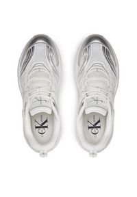 Calvin Klein Jeans Sneakersy Retro Tennis Low Lace Mh Ml Mtl YW0YW01463 Biały. Kolor: biały #6
