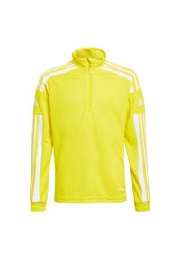 Adidas - Bluza adidas Squadra 21 Jr. Kolor: biały, żółty, wielokolorowy